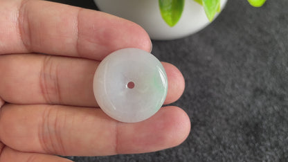 Natural Grade A Jadeite Jade Pendant Lucky Kou